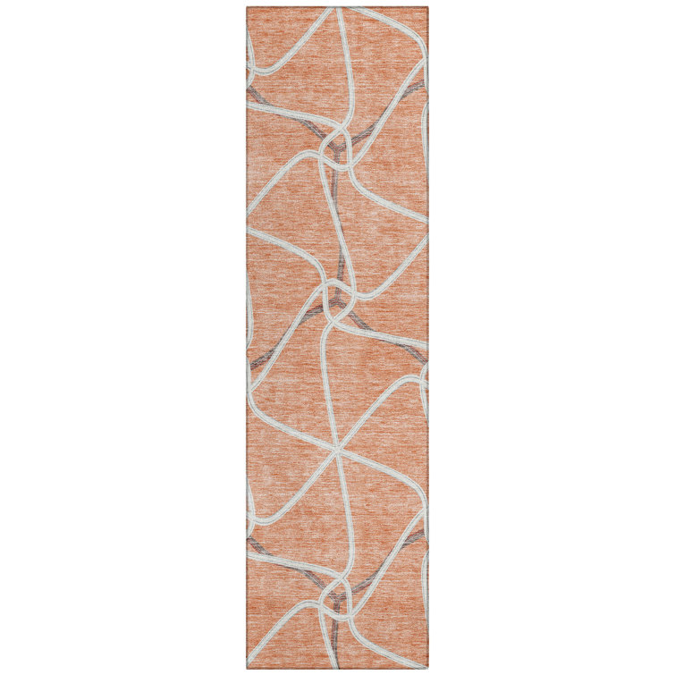  Aleg Area Rug with Non-Slip Backing