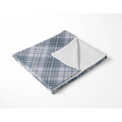 Chinny Tartan Velveteen Fleece Blanket