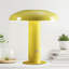 Writzer 11" Contemporary Bohemian Rechargeable/Cordless Dimmable Integrated LED Mushroom Table Lamp-1863974581