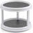 2 Pack, 2 Tier Turntable Lazy Susan Spice Organizer - Rotating Seasoning Rack Spinner For Pantry Cabinet Kitchen Countertop, Table Top Organizing - Multiuse Two Tier Rotating Organization Rack