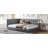 Upholstered Daybed/Sofa Bed Frame-Gray, Velvet-1550918067
