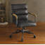 Fauteuil de conférence en cuir véritable Springtown-111985801