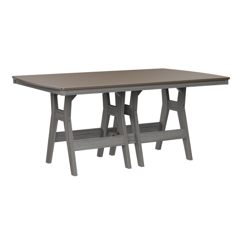 Table de salle à manger rectangulaire 72 po Berlin Gardens Harbor, Bronze martelé, H 30,37 po x l 72 po x P 44 po