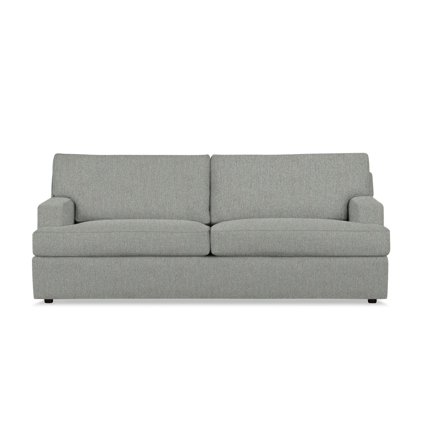 Cleo 84'' Sofa, Ticket Smoke Heathered Basketweave