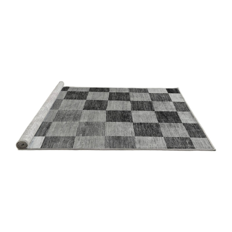 Performance Checkered Indoor Rug, Square 6'