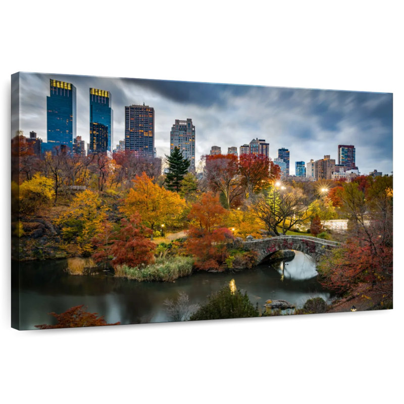 Sebbie NYC Gapstow Bridge, 32" H x 48" W