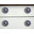 Kittle 12 Vintage Black And White Floral Ceramic Knobs