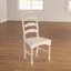 Chaise d'appoint en bois massif Prunier