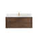 Cristo 48'' Wall Mounted Single Bathroom Vanity with Quartz Top