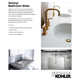 Verticyl Rectangular Undermount Bathroom Sink with Overflow