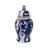Patterned Eclectic Temple Jar with Lid-821395134