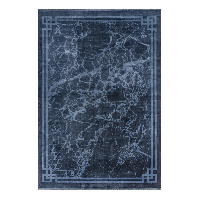 Corinne Machine Washable Persian Blue Rug, Rectangle 160 x 230cm