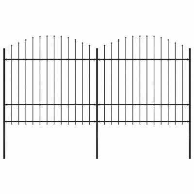 Abbottsford Black Metal Yard/Privacy Fence