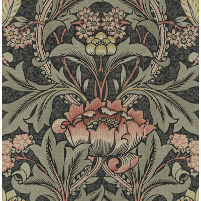Craw 18' L x 20.5" W Smooth Peel and Stick Wallpaper Roll