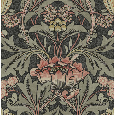 Craw Peel & Stick Floral Roll