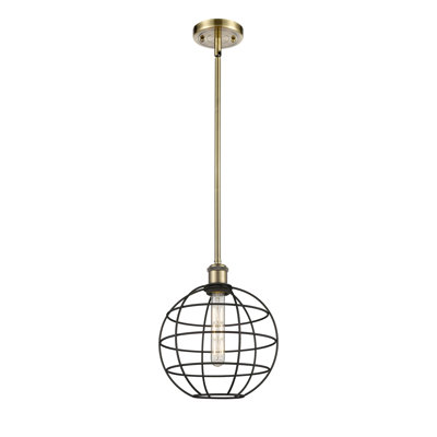 Luminaire suspendu à tige 1 lumière 16 po Ballston Lake Placid