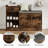 Shoe Storage Bench, Modern Wooden Shoe Cabinet With Flip Drawer And Adjustable Shelf, Entry Way Bench With Padded Seat Cushion For Entryway, Hallway, Living Room-538125344
