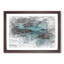 Birds Eye View of Sydney Australia in Abstract - Picture Frame Graphic Art Print-55685502-55685509