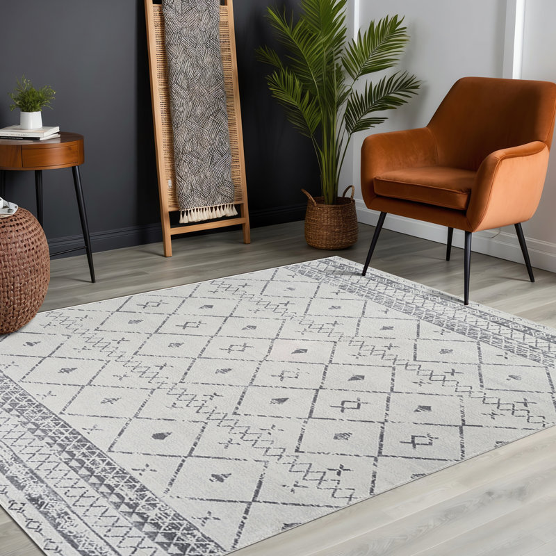 Geometric Area Rug, Rectangle 200 x 274cm