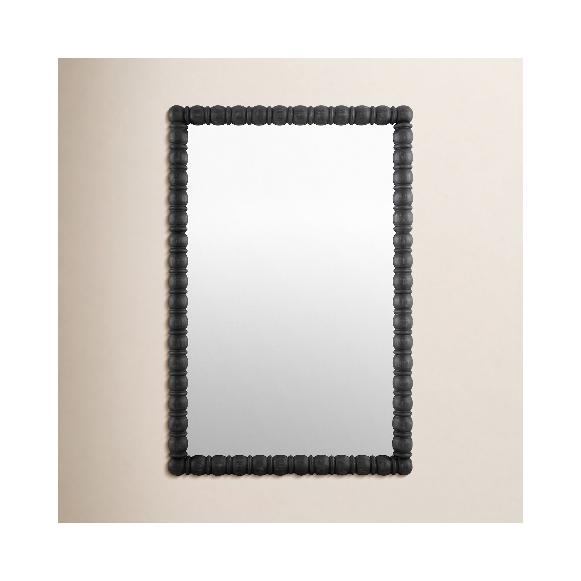 Galey Alix x Livabliss Karling Blair Mirror, 37" x 24", Black