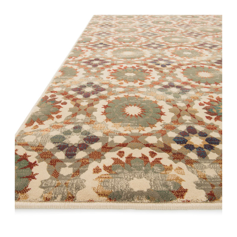 Geometric Indoor Rug, Rectangle 3'9" x 5'2"