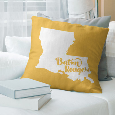 Louisiana Throw Pillow