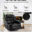 Fauteuil inclinable de massage en cuir respirant