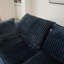 Canapé profond en velours côtelé de 39,8 po à 3 places avec coussin amovible, conception double couche, sans assemblage, pour salon, chambre à coucher, appartement, siège luxueux rembourré de plumes, éponge double confort moelleux, haute