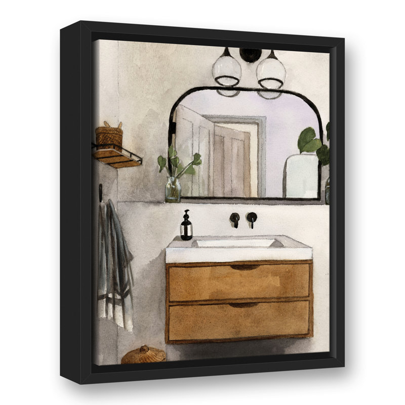 " Modern Bathroom ", 17.75" H x 13.75" W x 1.75" D