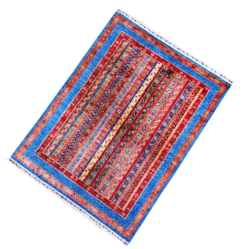 Afghan Wool Geometric Area Rug
