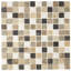 Carreau de mosaïque murale en marbre 1 "x 1" Benson