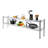Marjolein 70.7'' W Metal Height -Adjustable Shelving Unit