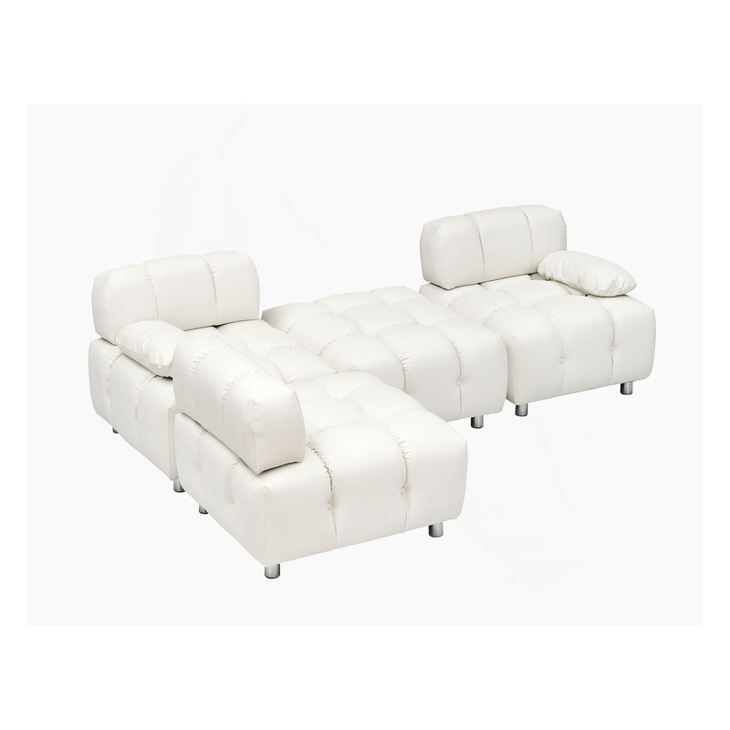 Canapé 90,6 po, Blanc