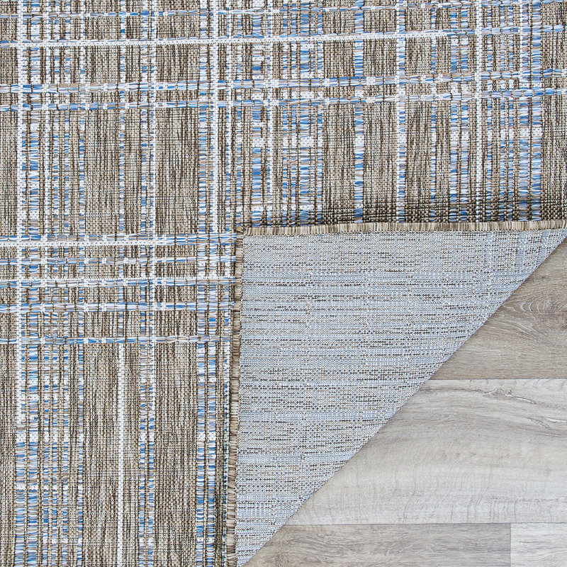 Tapis intérieur / extérieur ivoire Hitton, Rectangle 2 pi 2 po x 4 pi 3 po