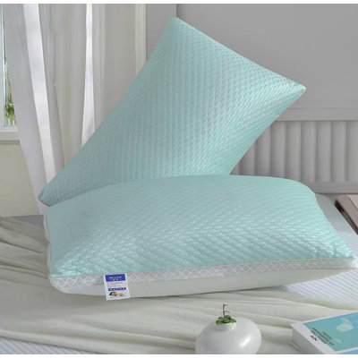 2Pack Cooling Breathable Tofu Pillows-Sky Blue