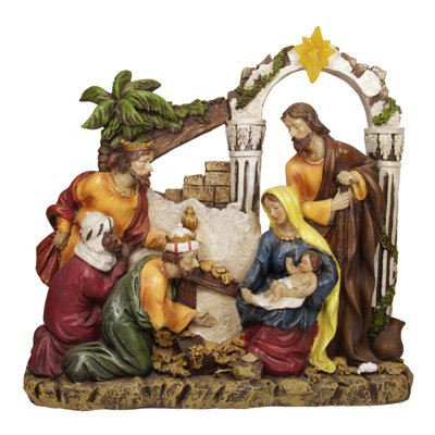 Crèche de Noël 14,5 po