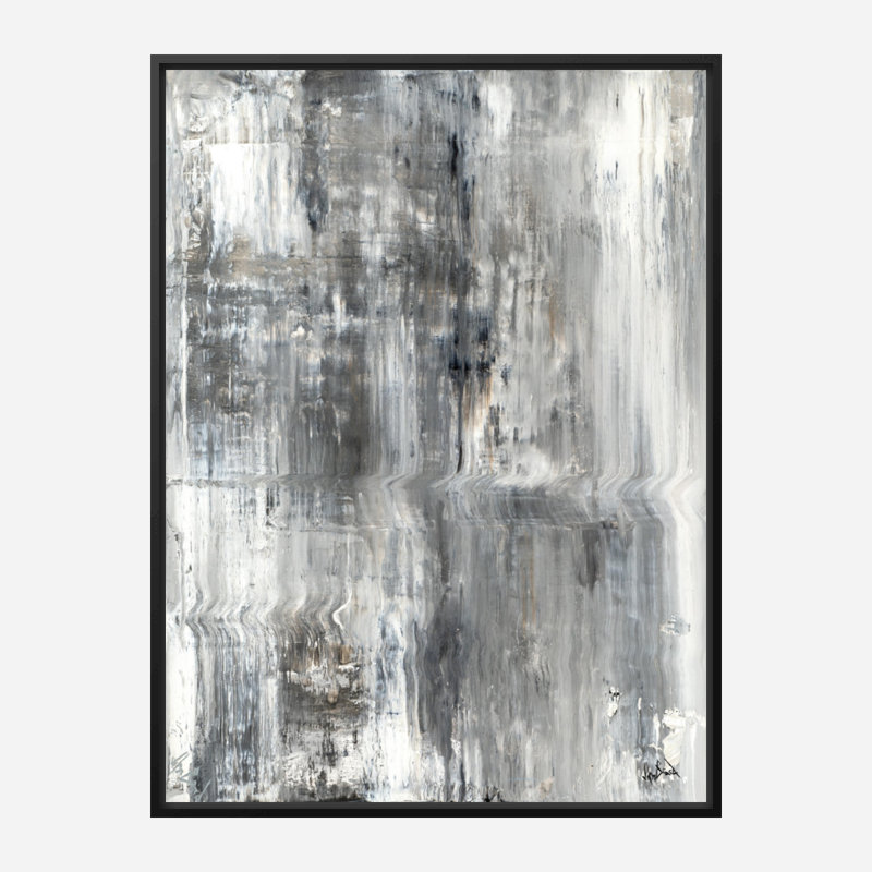 154 II - Artist Enhanced Canvas Print, 41.5" H x 31.5" W x 1.75" D, Black Framed Canvas