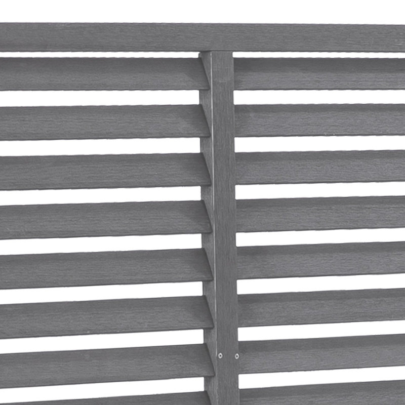 Hanspeter 180cm H x 180cm W Fence Panels, Grey