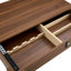 Table de rangement multifonctionnelle en MDF à serrure à combinaison conçue pour les armes à feu et le vin, optimisant l'efficacité de l'espace.