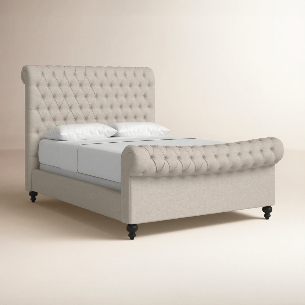 Nicolas Sleigh Bed, Queen