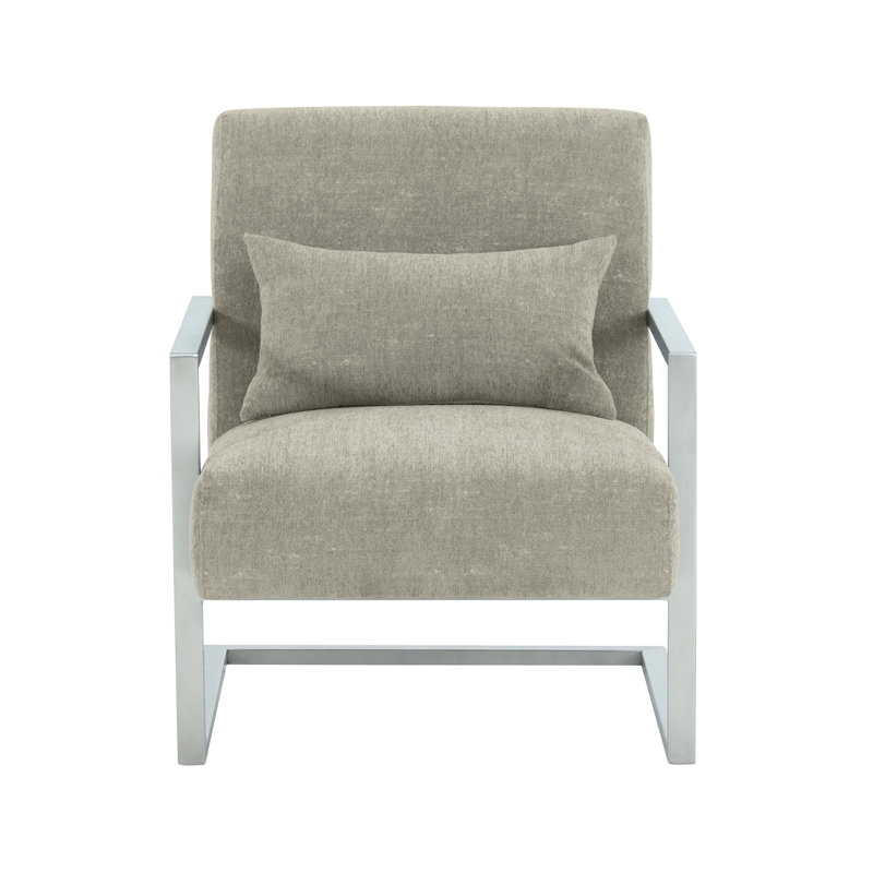 Machelle Faux Leather Armchair