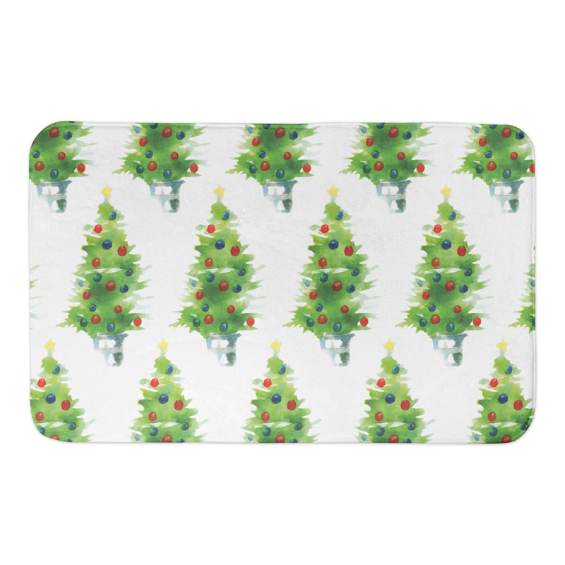 Tapis de bain arbre de Noël