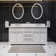 Derby 72" Carrara White Marble Countertop Bath Vanity with Faucet and Mirror