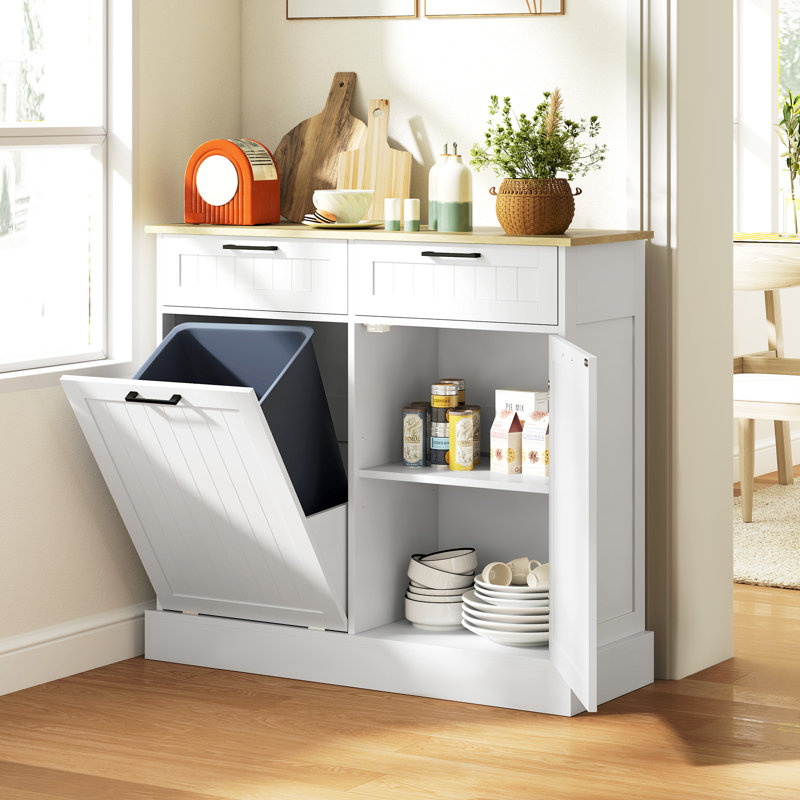 Burslem 39.4 " W Kitchen Island, White