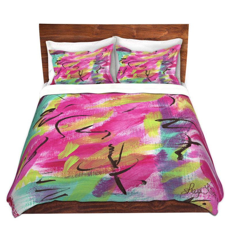 Ensembles de housse de couette en microfibre DiaNoche par Shay Livenspargar - Framboise