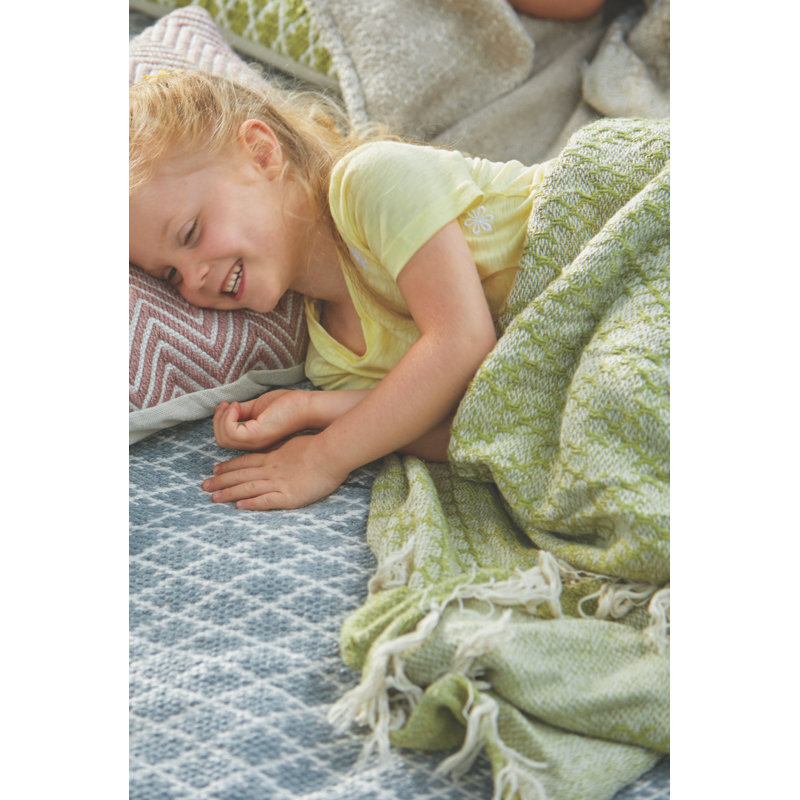 Stauton Throw Blanket, Green