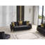 Ensemble de salon moderne 2 pièces noir-629668120