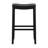 Katwa Wood Backless Bar Height Stool, Black