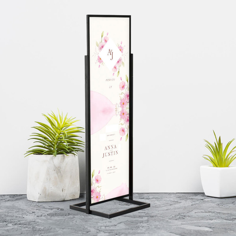 Pedestal Holder Sign