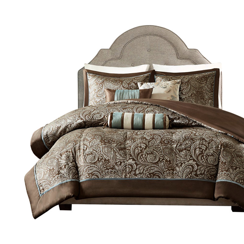 Housse de couette 6 très grand / très grand 6 - multicolore avec bride 100% luxe